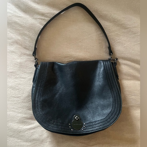 Longchamp Cavalcade Leather Shoulder Bag - Picture 13 of 14
